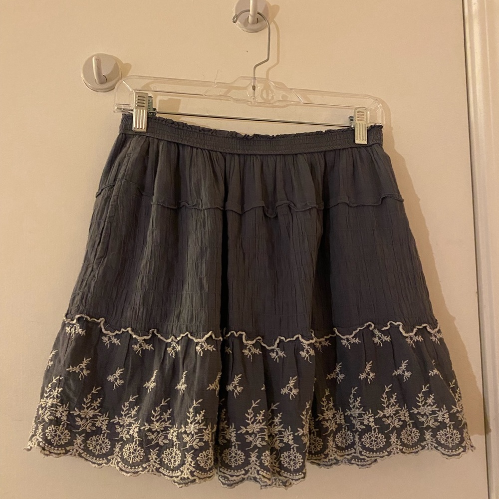 Abercrombie Embroidered Skirt